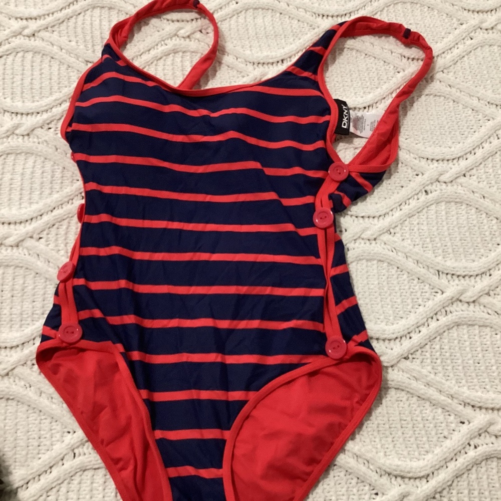Cute DKNY stripped bikini